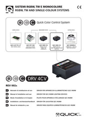 Quick QCC DRV 4CV Installations- Und Benutzerhandbuch