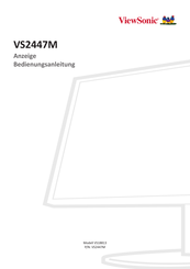 ViewSonic VS2447M Bedienungsanleitung