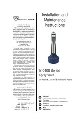 T&S B-0108-Serie Installations- Und Wartungsanleitungen