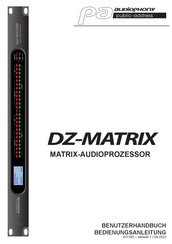 Audiophony PA DZ-MATRIX Benutzerhandbuch