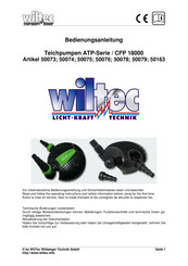 WilTec CFP 18000 Bedienungsanleitung