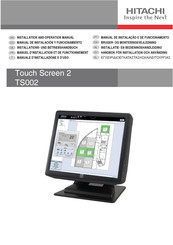 Hitachi Touch Screen 2 TS002 Installations- Und Betriebshandbuch