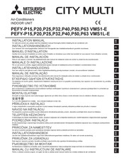 Mitsubishi Electric CITY MULTI PEFY-P120 VMS1-E Installationshandbuch