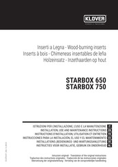 klover STARBOX 650 Installations-, Bedienungs- Und Wartungsanleitung