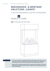 Noble Flame FKD-0390.WS Bedienungs-/Montageanleitung