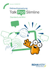 Rehavista Talk Pad Slimline Mini Gebrauchsanweisung