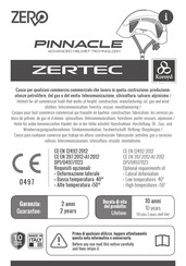 Zero PINNACLE ZERTEC Bedienungsanleitung