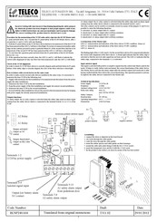 Teleco Automation RCSP240A04 Kurzanleitung