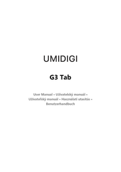 UMIDIGI G3 Tab Benutzerhandbuch