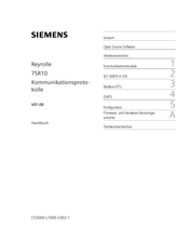 Siemens Reyrolle 7SR10 Handbuch