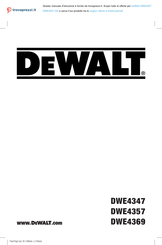 DeWalt DWE4347 Bersetzt Von Den Originalanweisungen