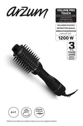 Arzum VOLUME PRO TOUCH Gebrauchsanweisung