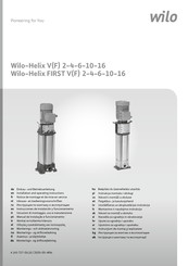 Wilo Helix FIRST V 2 Einbau- Und Betriebsanleitung