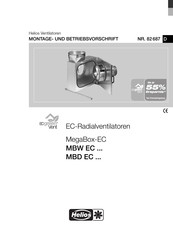 Helios MBD EC 400 B Montage- Und Betriebsvorschrift