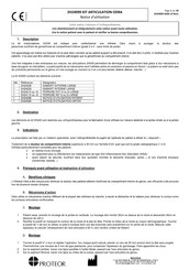 PROTEOR 2H24099 Bedienungsanleitung