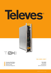 Televes T-OX Serie Kurzanleitung