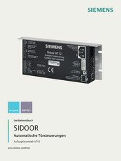 Siemens SIDOOR Gerätehandbuch
