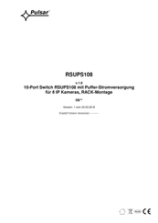 Pulsar RSUPS108 Kurzanleitung
