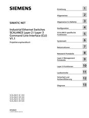 Siemens SIMATIC NET SCALANCE XC-400 Projektierungshandbuch