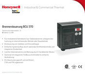 Honeywell krom schroder BCU 370 Technische Information