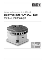Helios DV EC 250 Eco Montage- Und Betriebsvorschrift
