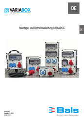 Bals VARIABOX Montage- Und Betriebsanleitung