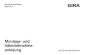 Gira Video AP 7 Montage- Und Inbetriebnahme Anleitung