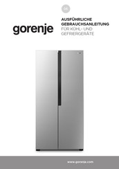 Gorenje NoFrost Plus NRS9EVXB1 Ausführliche Gebrauchsanleitung