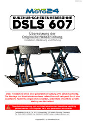 OnlineMoto24 DSLS 607 Originalbetriebsanleitung