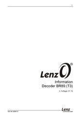 Lenz Elektronik BR89 T3 Information