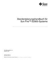 Sun Microsystems Sun Fire E2900 Standortplanungshandbuch