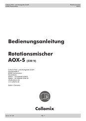 Collomix AOX - S Bedienungsanleitung