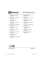 EINHELL TE-AC 270/50 Silent Plus Originalbetriebsanleitung