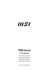 MSI PRO MP271A Benutzerhandbuch