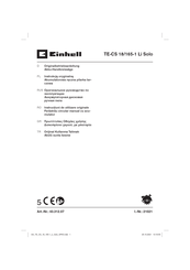 EINHELL 43.312.07 Originalbetriebsanleitung