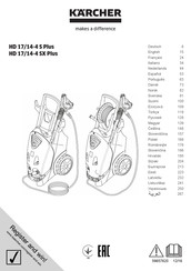 Kärcher HD 17/14-4 SX Plus Bedienungsanleitung