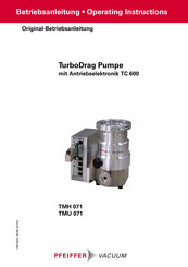 Pfeiffer Vacuum TurboDrag TMU 071 Betriebsanleitung
