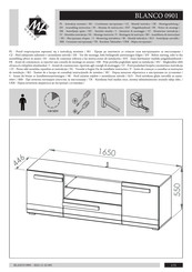 ML MEBLE BLANCO 0901 Montageanleitung