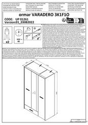 Forma Ideale ormar VARADERO 3K1F1O Montageanleitung