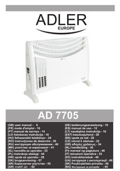 Adler Europe AD 7705 Bedienungsanweisung