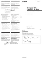 Sony cdx-454rf Installation/Anschluss
