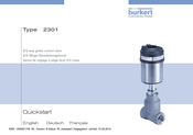 bürkert 2301 Kurzanleitung