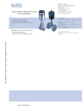 bürkert 2712 Austauschanleitung