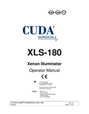 Cuda surgical XLS-180 Bedienungsanleitung