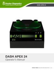 Drucker Diagnostics DASH APEX 12 Bedienungsanleitung
