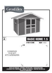 Grosfillex BASIC HOME 7.5 Aufbauanleitung