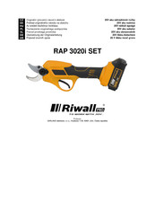Riwall PRO RAP 3020i SET Übersetzung Der Originalanleitung