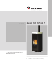 EdilKamin RADA AIR TIGHT C Installations-, Betriebs- Und Wartungsanleitung