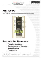 Gigahertz Solutions ME 3951A Technische Referenz