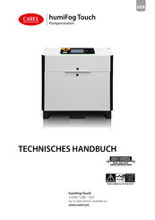 Carel humiFog Touch UA3001D50 Serie Technisches Handbuch